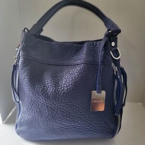 Kenneth Cole Purple Textured Shoulder Bag